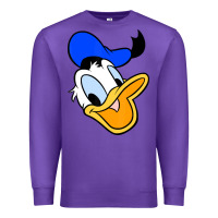 Purple donal duck Premium Sweatshirt - linhVisuals