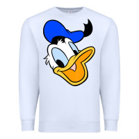 White donal duck Premium Sweatshirt - linhVisuals