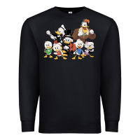 Black happy amazing ducktales Premium Sweatshirt - linhVisuals