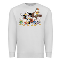 Dove Grey happy amazing ducktales Premium Sweatshirt - linhVisuals