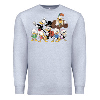 Heather Grey happy amazing ducktales Premium Sweatshirt - linhVisuals