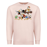 Pale Pink happy amazing ducktales Premium Sweatshirt - linhVisuals