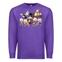 Purple happy amazing ducktales Premium Sweatshirt - linhVisuals