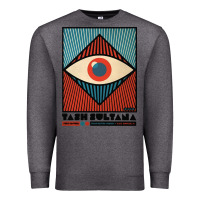 Charcoal Heather tash sultana müsïc Premium Sweatshirt - linhVisuals