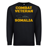 Black combat veteran mogadishu somalia Premium Sweatshirt - linhVisuals