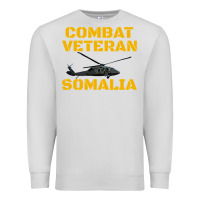 Dove Grey combat veteran mogadishu somalia Premium Sweatshirt - linhVisuals