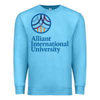 Ocean Blue alliant international university Premium Sweatshirt - linhVisuals