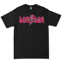 Black Mama neon lightning bolt mother's day Premium Tee - HowdyJamesFarm