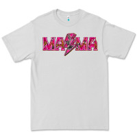Mama Neon Lightning Bolt Mother's Day Premium Tee | Teevron