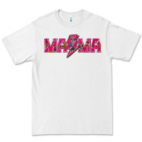 White Mama neon lightning bolt mother's day Premium Tee - HowdyJamesFarm