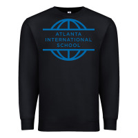 Black atlanta international school Premium Sweatshirt - linhVisuals