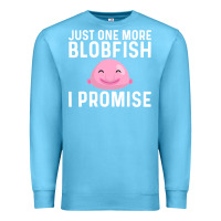 Ocean Blue cool blobfish fishermen fish sea Premium Sweatshirt - linhVisuals