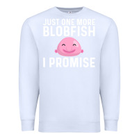 White cool blobfish fishermen fish sea Premium Sweatshirt - linhVisuals