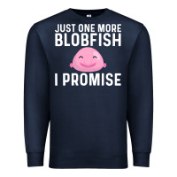 Navy cool blobfish fishermen fish sea Premium Sweatshirt - linhVisuals
