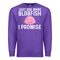 Purple cool blobfish fishermen fish sea Premium Sweatshirt - linhVisuals