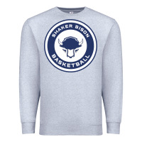 Heather Grey shaker basket ball Premium Sweatshirt - linhVisuals