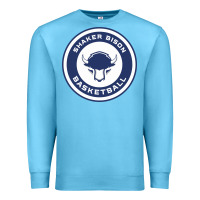 Ocean Blue shaker basket ball Premium Sweatshirt - linhVisuals