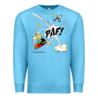 Ocean Blue asterix and obelix Premium Sweatshirt - linhVisuals