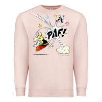 Pale Pink asterix and obelix Premium Sweatshirt - linhVisuals