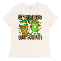 Bone St. Patrick's Breakfast of leprechaun Ladies Tee - OliviaCreatesArt