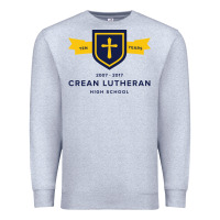 Heather Grey crean lutheran high school Premium Sweatshirt - linhVisuals
