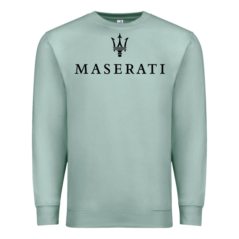 Simple White Trident Symbol Essential Premium Sweatshirt by linhVisuals | Teevron
