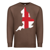 Chestnut england Flag Map Drawing Line Art Premium Sweatshirt - linhVisuals