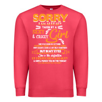 Cardinal birthday t  shirt sorry i'm already taken by sexy crazy girl october b Premium Sweatshirt - linhVisuals