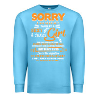 Ocean Blue birthday t  shirt sorry i'm already taken by sexy crazy girl october b Premium Sweatshirt - linhVisuals