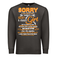 Smoke birthday t  shirt sorry i'm already taken by sexy crazy girl october b Premium Sweatshirt - linhVisuals