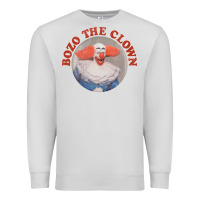 Dove Grey bozo the clown vintage style faded design ,  bozo Premium Sweatshirt - linhVisuals