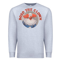 Heather Grey bozo the clown vintage style faded design ,  bozo Premium Sweatshirt - linhVisuals