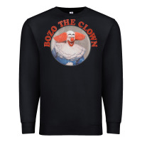 Black bozo the clown vintage style faded design ,  bozo Premium Sweatshirt - linhVisuals