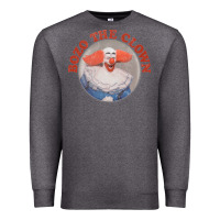 Charcoal Heather bozo the clown vintage style faded design ,  bozo Premium Sweatshirt - linhVisuals