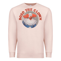 Pale Pink bozo the clown vintage style faded design ,  bozo Premium Sweatshirt - linhVisuals
