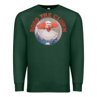 Sports Green bozo the clown vintage style faded design ,  bozo Premium Sweatshirt - linhVisuals