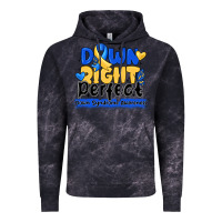 Cloud Black down right perfect down syndrome awareness Vintage Hoodie - CowhideDigitalArt