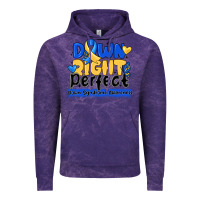 Cloud Purple down right perfect down syndrome awareness Vintage Hoodie - CowhideDigitalArt