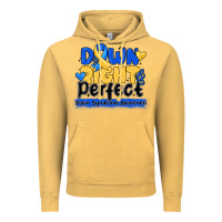 Vintage Mustard down right perfect down syndrome awareness Vintage Hoodie - CowhideDigitalArt