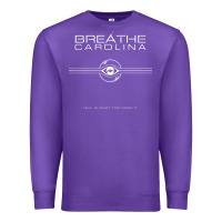 Purple Breathe Carolina Candyland Premium Sweatshirt - linhVisuals