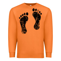 Carrot 70's footprints   footprint Premium Sweatshirt - linhVisuals