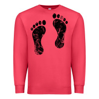 Cardinal 70's footprints   footprint Premium Sweatshirt - linhVisuals