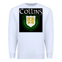 White collins family irish coat of arms Premium Sweatshirt - linhVisuals