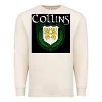 Sandshell collins family irish coat of arms Premium Sweatshirt - linhVisuals