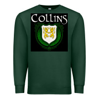 Sports Green collins family irish coat of arms Premium Sweatshirt - linhVisuals