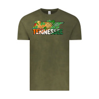 Vintage Olive tennessee map st patrick's day Vintage Tee - FaDigitalArtStudio