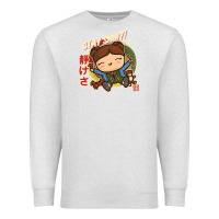 Oatmeal Heather kaylee kawaii Premium Sweatshirt - linhVisuals