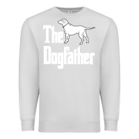 Dove Grey the dogfather Premium Sweatshirt - linhVisuals