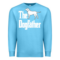 Ocean Blue the dogfather Premium Sweatshirt - linhVisuals