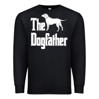 Black the dogfather Premium Sweatshirt - linhVisuals